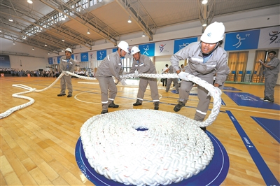 技能大比武 海员展风采