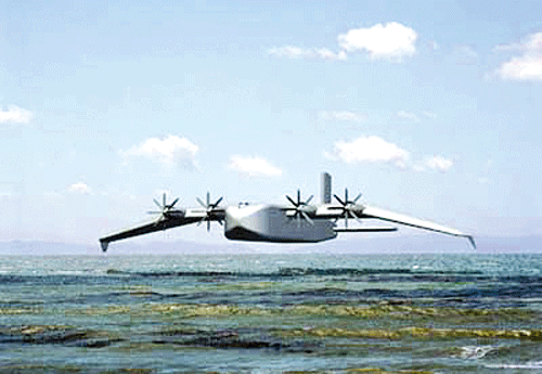 水上"低空飞行器"振翅欲飞