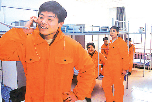 来自山东乐陵,从事装卸作业的的刘宝堂