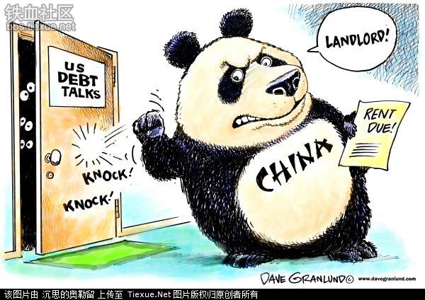 美国政治讽刺漫画上的中国