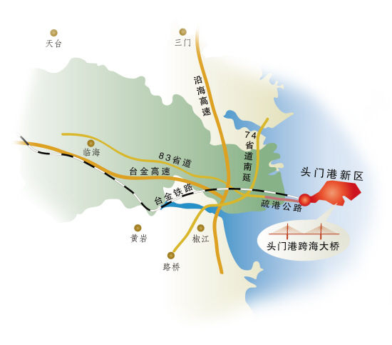 头门港跨海大桥规划中