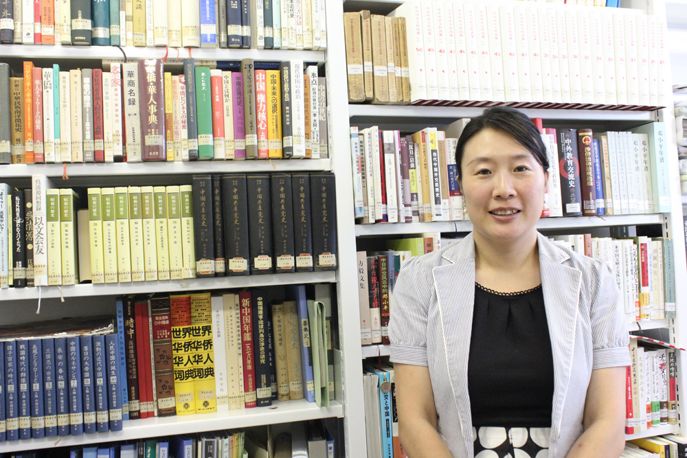 图:东洋大学副教授王雪萍/黄汇杰摄