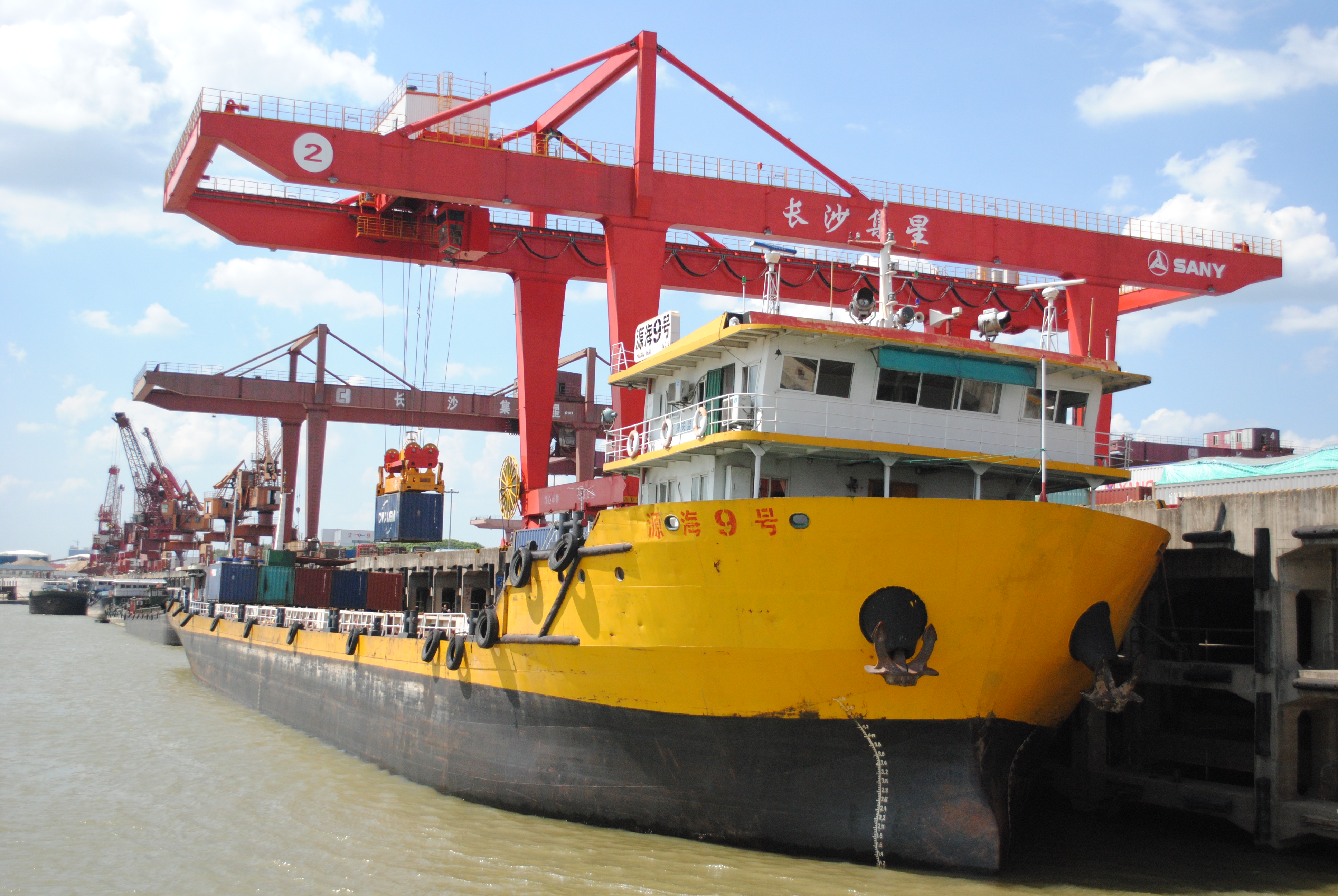 长沙港前7个月五千吨级货轮进出首超百艘次